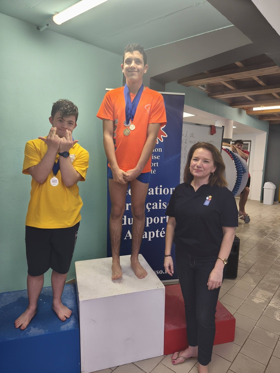 Championnat inter-departemental para natation adaptée 08 02 2026