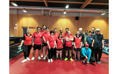 Championnat départemental de para tennis de table adapté le 19 01 2025